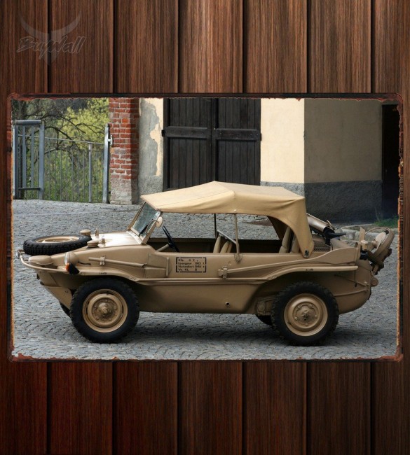 Металлическая табличка Volkswagen Type 166 Schwimmwagen